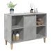 Mueble de baño madera de ingeniería gris hormigón 80x33x60 cm