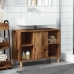 Mueble de baño madera de ingeniería envejecida 80x33x60 cm