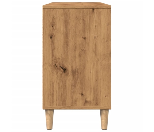 Mueble de baño madera de ingeniería roble artisian 80x33x60 cm