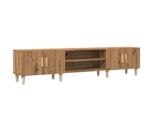 Mueble de TV madera de ingeniería roble artisan 180x31,5x40 cm