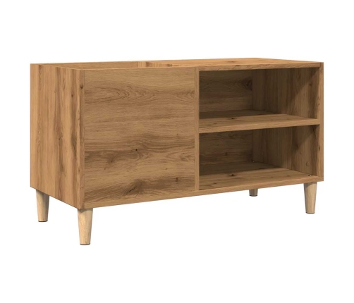 Mueble discos madera de ingeniería roble artisan 84,5x38x48 cm