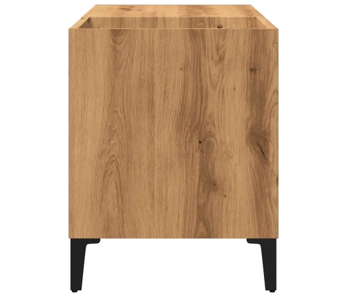 Mueble discos madera de ingeniería roble artisan 84,5x38x48 cm