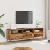 Mueble de TV madera ingeniería madera envejecida 150x30x44,5 cm