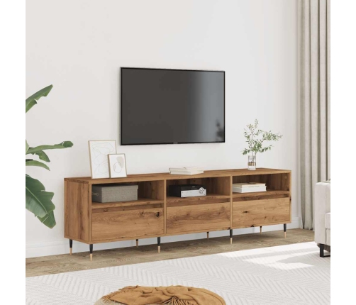 Mueble de TV madera de ingeniería roble artisan 150x30x44,5 cm