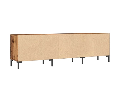 Mueble de TV madera ingeniería madera envejecida 150x30x44,5 cm