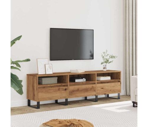 Mueble de TV madera de ingeniería roble artisan 150x30x44,5 cm