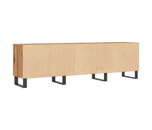 Mueble de TV madera de ingeniería roble artisan 150x30x44,5 cm