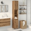 Armario de baño madera contrachapada roble artisan 30x30x190 cm