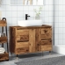 Mueble de baño madera de ingeniería envejecida 80x33x60 cm