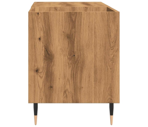 Mueble discos madera de ingeniería roble artisan 84,5x38x48 cm