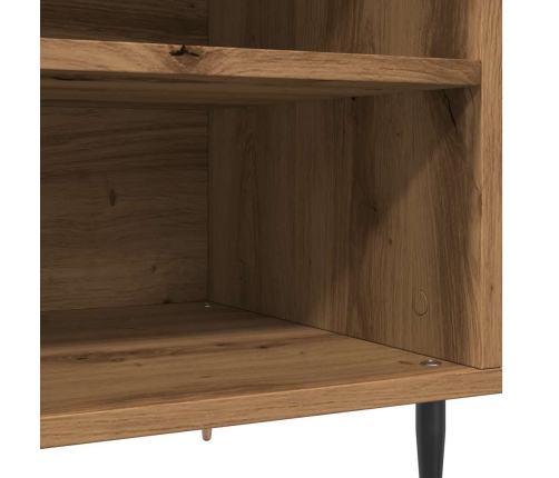 Mueble discos madera de ingeniería roble artisan 84,5x38x48 cm