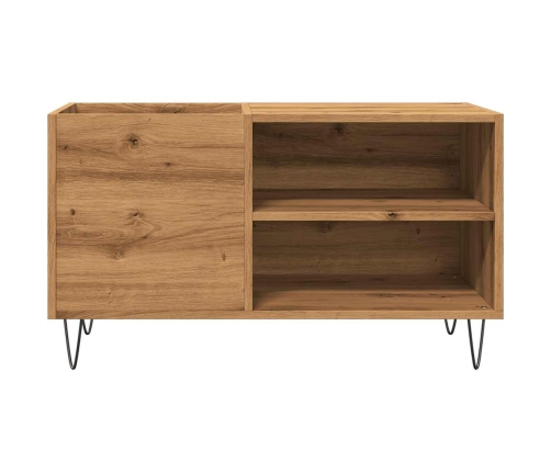 Mueble discos madera de ingeniería roble artisan 84,5x38x48 cm