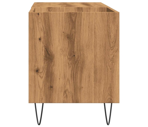 Mueble discos madera de ingeniería roble artisan 84,5x38x48 cm