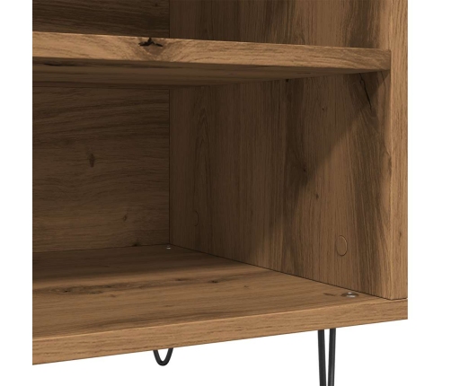 Mueble discos madera de ingeniería roble artisan 84,5x38x48 cm