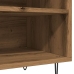 Mueble discos madera de ingeniería roble artisan 84,5x38x48 cm