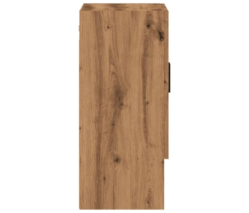 Armario de pared madera de ingeniería roble artesano 60x31x70cm