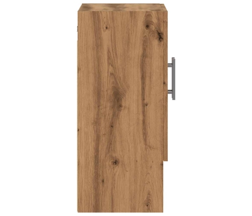 Armario de pared madera de ingeniería roble artesano 60x31x70cm