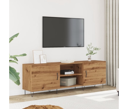 Mueble de TV madera de ingeniería roble artisan 150x30x50 cm