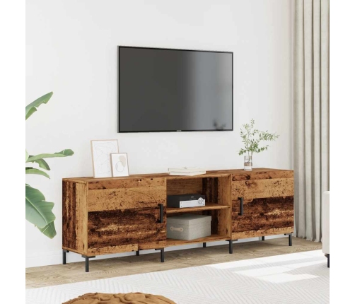 Mueble de TV madera de ingeniería envejecida 150x30x50 cm