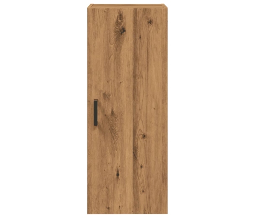 Armario de pared madera ingeniería roble artisian 34,5x34x90 cm