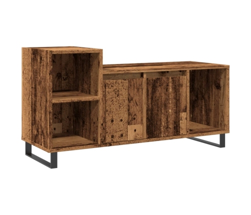 Mueble para TV madera ingeniería madera envejecida 100x35x55 cm