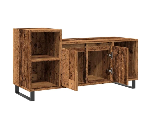 Mueble para TV madera ingeniería madera envejecida 100x35x55 cm