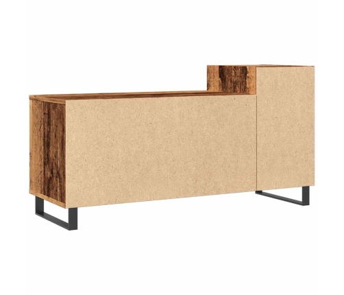 Mueble para TV madera ingeniería madera envejecida 100x35x55 cm