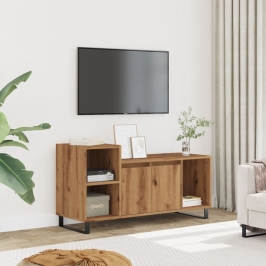 Mueble para TV madera de ingeniería roble artisan 100x35x55 cm