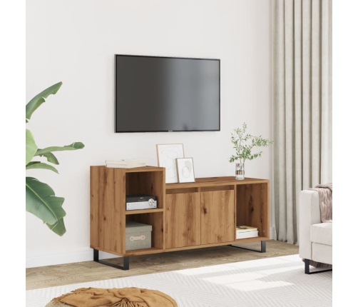 Mueble para TV madera de ingeniería roble artisan 100x35x55 cm