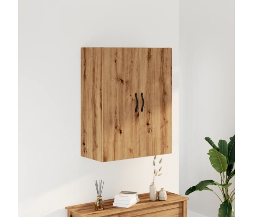 Armario de pared madera ingeniería roble artisan 69,5x34x90 cm