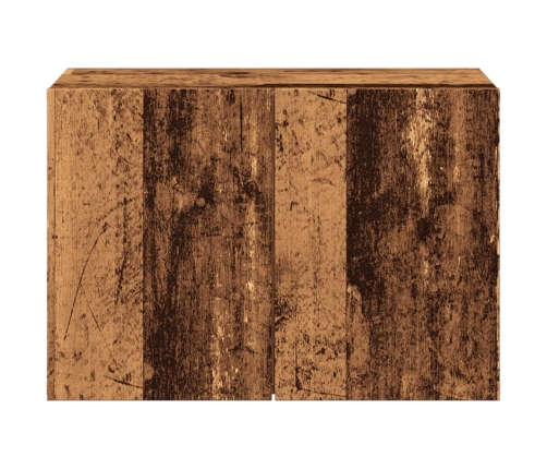 Mueble para TV de pared madera envejecida 60x30x41 cm