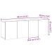 Muebles para TV de pared 2 unidades roble artesanal 60x30x41 cm