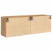 Muebles para TV de pared 2 unidades roble artesanal 60x30x41 cm