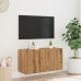 Mueble de TV de pared roble artisian 80x30x41 cm