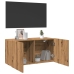 Mueble de TV de pared roble artisian 80x30x41 cm