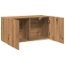 Mueble de TV de pared roble artisian 80x30x41 cm