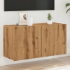 Mueble de TV de pared roble artisian 80x30x41 cm