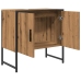 Mueble de lavabo de baño madera roble artisan 60x33x60 cm