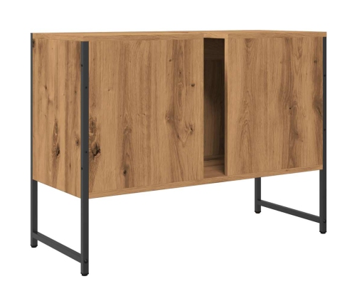 Mueble de lavabo madera de ingeniería roble artisan 80x33x60 cm