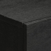 Mesita de noche madera de ingeniería negra 50x33x60 cm