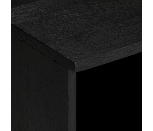 Mueble de TV madera de ingeniería negro 100x33x46 cm