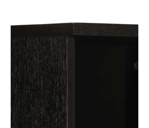 Mueble de baño de madera maciza de mango negro 38x33x160 cm