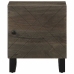 Mesitas de noche 2 uds madera maciza de mango negro 40x33x46 cm