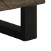 Mesitas de noche 2 uds madera maciza de mango negro 40x33x46 cm