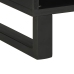 Mueble de TV madera maciza de mango negro 100x33x46 cm