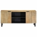 Mueble de TV marrón 105x33x46 cm madera maciza mango