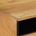 Mesa de centro madera maciza de mango marrón 80x54x40 cm