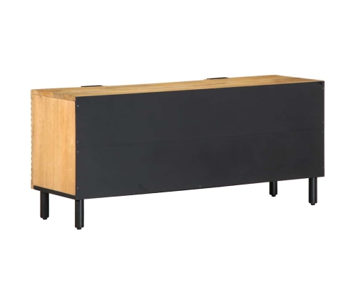 Mueble de TV marrón 105x33x46 cm madera maciza mango