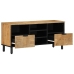 Mueble de TV madera maciza de mango marrón 100x33x46 cm