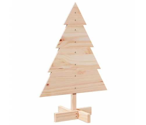 Árbol de Navidad de adorno madera maciza 70 cm